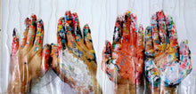 Load image into Gallery viewer, 18 - My Painted Hands (Self Portrait), 2014
