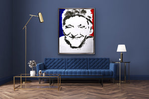 Penis Portrait no. 1: Gilbert Rozon (France Got Talent Audition Penis Painting), 2015 - By Brent Ray Fraser