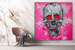 349 - Skull in Pink